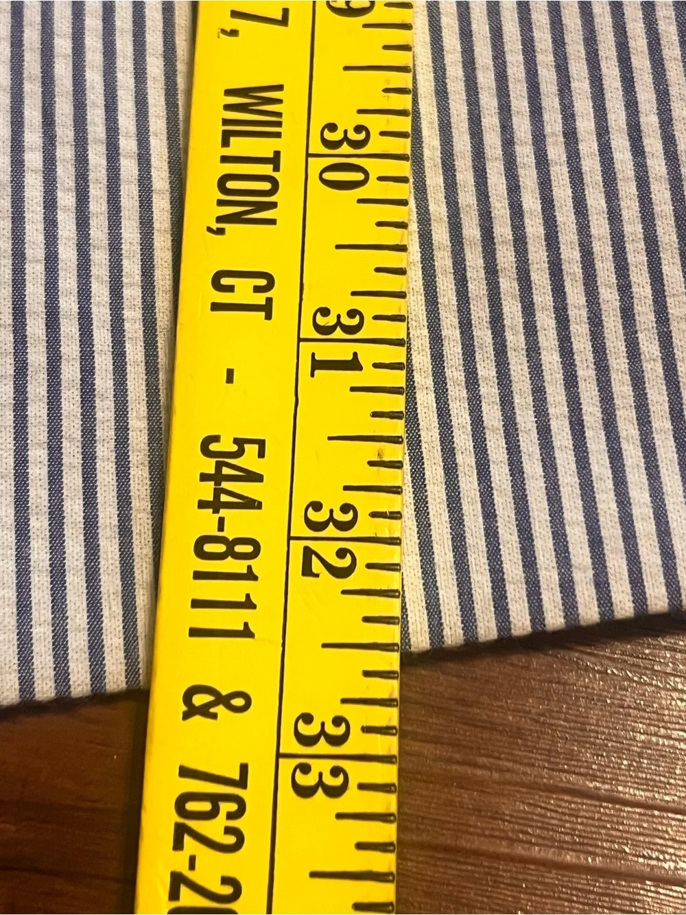 Saddlebred Blue & White Seersucker jacket size 50 R